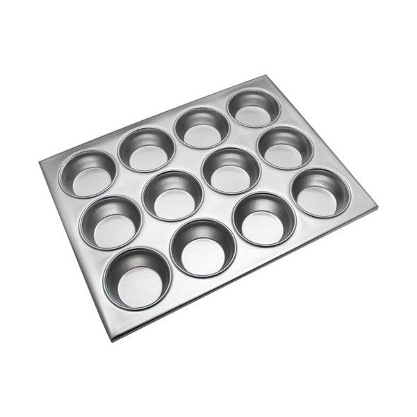Aluminium 12 Cup Muffin Pan 104ml - 3 ½oz
