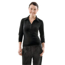 Chef Works Damen T-Shirt mit V-Ausschnitt Schwarz L