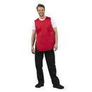 Weißer Wappenrock mit roter Tasche