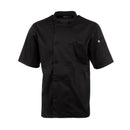 Chefs Works Montréal Cool Vent Veste de chef unisexe à manches courtes Noir M