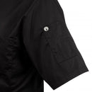 Chefs Works Montreal Cool Vent Unisex Short Sleeve Chefs Jacket Black 3XL