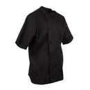 Chefs Works Montreal Cool Vent Unisex Short Sleeve Chefs Jacket Black 3XL