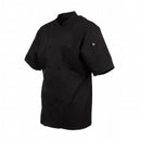 Chefs Works Montreal Cool Vent Unisex Short Sleeve Chefs Jacket Black 3XL