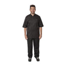 Chefs Works Montreal Cool Vent Veste de chef unisexe à manches courtes Noir L