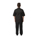 Chefs Works Montreal Cool Vent Unisex Short Sleeve Chefs Jacket Black 3XL