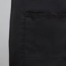 Regular Bistro Apron Black With Pocket