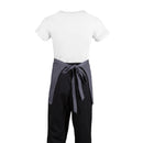 Whites Short Bistro Apron Charcoal