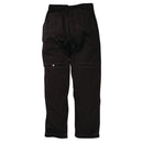 Chef Works Unisex Cool Vent Baggy Kochhose, Schwarz, L