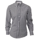 Chef Works Damen-Gingham-Hemd, Schwarz, XS
