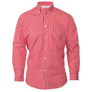 Chef Works Herren-Gingham-Hemd, Rot, 3XL