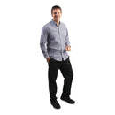 Chef Works Chemise vichy pour homme Noir 2XL