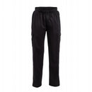 Chef Works Unisex Slim Fit Cargo-Kochhose Schwarz XL
