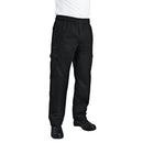 Chef Works Unisex Slim Fit Cargo-Kochhose Schwarz XL