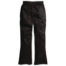 Chef Works Pantalon de cuisine baggy basique pour femme Noir S