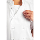 Whites Boston Unisex Short Sleeve Chefs Jacket White 2XL