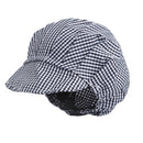 Whites Peaked Unisex Hat Blue and White Check