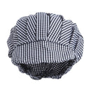Whites Peaked Unisex Hat Blue and White Check