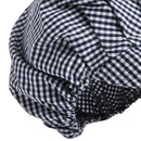Whites Peaked Unisex Hat Blue and White Check