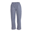 Whites Unisex Vegas Chefs Trousers Small Blue and White Check M