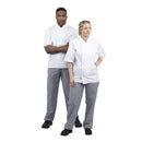 Whites Vegas Pantalon de chef unisexe Petit carreaux bleus et blancs XL
