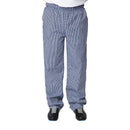 Whites Unisex Vegas Chefs Trousers Small Blue and White Check M