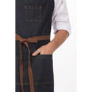 Tablier à bavette large Chef Works Urban Memphis Indigo