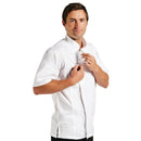Chef Works Springfield Zipper Veste de chef pour homme Blanc XL