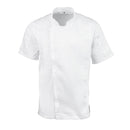 Chef Works Springfield Zipper Veste de chef pour homme Blanc XL