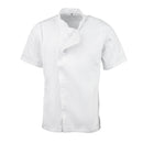 Chef Works Springfield Zipper Mens Chefs Jacket White XS