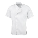 Chef Works Springfield Zipper Veste de chef pour homme Blanc XL