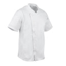 Chef Works Springfield Zipper Veste de chef pour homme Blanc XL