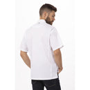 Chef Works Springfield Zipper Veste de chef pour homme Blanc XL