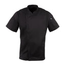 Chef Works Springfield Zipper Mens Chefs Jacket Black XL