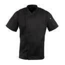 Chef Works Springfield Zipper Veste de chef pour homme Noir XXL