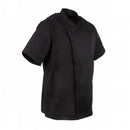 Chef Works Springfield Zipper Mens Chefs Jacket Black XS