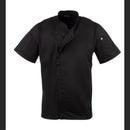 Chef Works Springfield Zipper Veste de chef pour homme Noir XXL