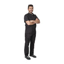 Chef Works Springfield Zipper Mens Chefs Jacket Black XS