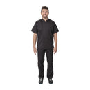 Chef Works Springfield Zipper Mens Chefs Jacket Black XL