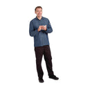 Chef Works Urban Detroit Langarm-Jeanshemd Blau L