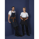 Southside Bistro Apron Denim-Blue With Tan Ties