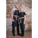 Tablier à bavette Southside X-Cross Back Denim Noir