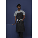 Southside Latzschürze Denim Schwarz