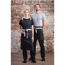 Tablier à bavette Southside X-Cross Back Denim Noir