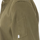 Southside Kochjacke mit Stehkragen, Khaki, Größe M
