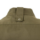 Southside Kochjacke mit Stehkragen, Khaki, Größe M