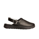 Abeba Mikrofaser Active Clog Schwarz Größe 43