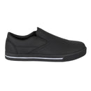 Slipbuster Slip-on-Schuh aus recycelter Mikrofaser, Mattschwarz, 45