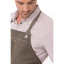 Chef Works Urban Dorset Tablier à bavette antique Marron terre