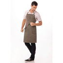Chef Works Urban Dorset Tablier à bavette antique Marron terre