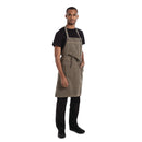 Chef Works Urban Dorset Tablier à bavette antique Marron terre